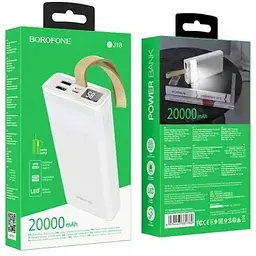 Умб Borofone Coolmy digital display power bank BJ18 20000mAh чорна 6974443381375 - мініатюра 2