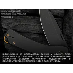 Ніж складаний Weknife Nightblade WE22046-1 - мініатюра 21