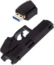Флеш-накопичувач USB 32Gb "Pistol", Black, USB 3.0 (CW-USBPL32) ColorWay teh0029158 - мініатюра 3
