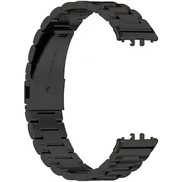 Ремінець DK для Samsung Galaxy Fit3 (R390) Metal Band Fitlink (black) - мініатюра 2