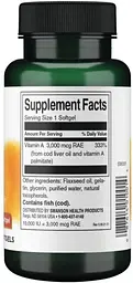 Вітаміни та мінерали Swanson Vitamin A 10000 IU, 250 капсул - мініатюра 2