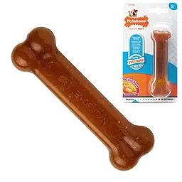 Nylabone Puppy Chew Bone нілабон боун кістка жувальна іграшка для цуценят смак курки
