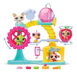 Ігровий набір Littlest Pet Shop Фабрика Розваг 00519 аксесуари та 2 фігурки, фабрика - мініатюра 2