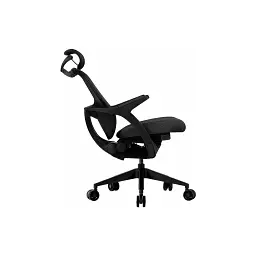 Офісне крісло GT Racer B-6333 Dark Gray/Black (B-6333 Fabric Dark Gray/Black) - мініатюра 4