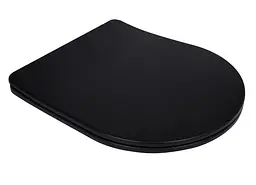 Сидіння для унітазу Qtap (Robin 520) з мікроліфтом, Slim Duroplast, Quick Release QTSC179MB48676