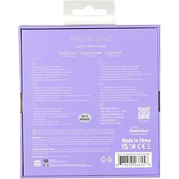 Вібратор Pillow Talk Flirty Purple Special Edition Сваровська пов'язка на очі + гра - мініатюра 9