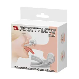 Вібратор Lybaile Pretty Love Ela Mouth Stimulator Light Pink для оральних пестощів, 7.5х5.3 см рожевий - мініатюра 15