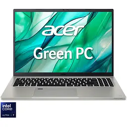 Ноутбук Acer Aspire Vero 16 AV16-51P-70Z2 з процесором Intel Core Ultra 7-155U pana la 4.8 GHz, 16", WQXGA, IPS, 16GB LPDDR5X RAM, 1TB SSD, Intel® графікою, Windows 11 Home, Cob