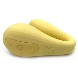 Вакуумний стимулятор Magic Motion Bobi Yellow - мініатюра 7