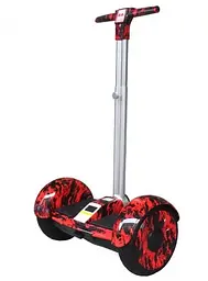 Гіроскутер-сігвей з ручкою Smart Balance A8 Premium 10.5" Полум'я