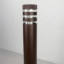 Видовжений світильник в коричневому корпусі для вулиці | Line F | Арт. 8021 80CM CF (стовп) - мініатюра 4