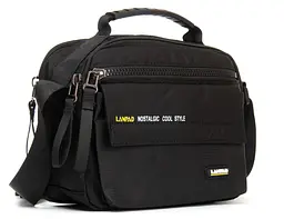 Сумка чоловіча Lanpad тканинна чорний (LAN4120 black)