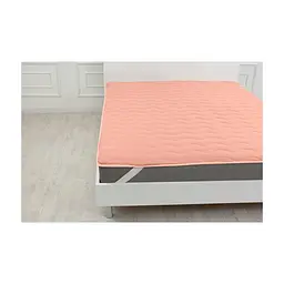 Наматрацник MirSon №1759 Eco Light Coral Cotton на гумці в кутках 100x200 см (2200003711622)