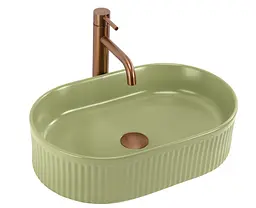 Умивальник Rea Vanda накладний 49x31 см pistachio matt REA-U3612