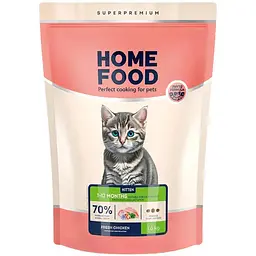 Сухий корм для кошенят Home Food Fresh з куркою 1.6 кг