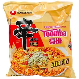 Локшина швидкого приготування NONGSHIM 137г "Рамьон шин Тумба вершково-гостра"