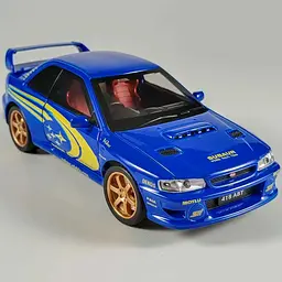 Колекційна металева модель автомобіля АвтоЕксперт Subaru Impreza WRX STI з інерцією, світлом та звуком 1:32 - мініатюра 5