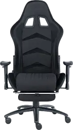 Геймерське крісло GT Racer чорне (X-2534-F Fabric Black) - мініатюра 2