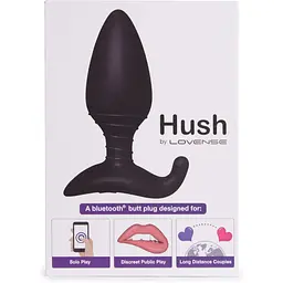 Анальна смарт вібропробка Lovense Hush, розмір L - мініатюра 5