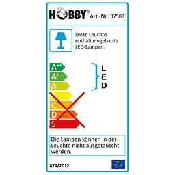 Лампа LED для тераріумів Hobby Power + Heat LED 18 W (37588) - мініатюра 7