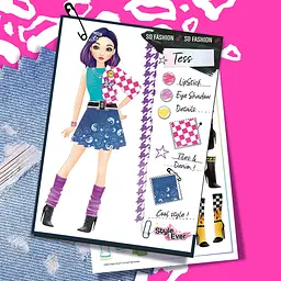 Набір для творчості Style 4 Ever Портфоліо дизайнера CanalToys Art.OFG285 - мініатюра 4