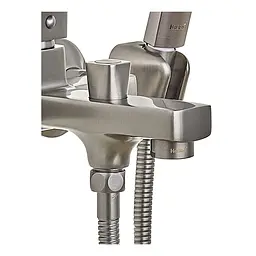 Змішувач для ванни Haiba Kubus 009 Euro graphite HB4007 Графіт - мініатюра 3