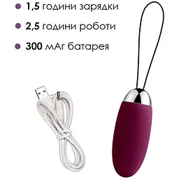 Віброяйце з пультом керування Svakom Elva Violet - мініатюра 5