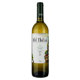 Вино Old Tbilisi Алазани, белое, полусладкое, 12%, 0,75 л