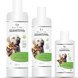 Шампунь для собак Doctor Vet з алое вера 250 мл - мініатюра 4