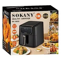 Аерофритюрниця безмасляна Sokany SK-10032 на 7л з сенсорним керуванням 1800Вт - мініатюра 4