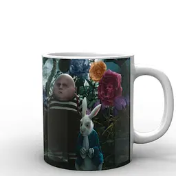 Кухоль GeekLand Аліса в країні чудес Alice in Wonderland траляля та труляля AW.02.006 330 мл білий - мініатюра 3