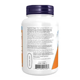 Олія печінки тріски Now Foods Cod Liver Oil 1000 мг 180 sgels - мініатюра 3