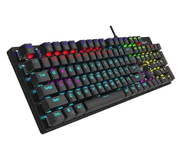 Клавіатура ігрова механічна Aula Mechanical S-2022 Black keycaps KRGD Blue switch - мініатюра 2