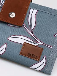 Гаманець жіночий тканинний Roxy Work For Us Wallet 10x19x2 см поліестер сірий з квітами - мініатюра 4