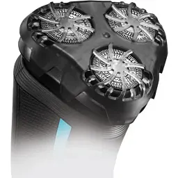 Електрична бритва Remington Style Aqua R6000 чорно-синя (41218560100) - мініатюра 4