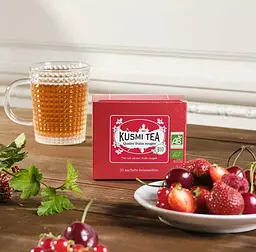 Чай чорний Kusmi Tea Four Red Fruits органічний 40 г (20 шт. х 2 г) - мініатюра 3