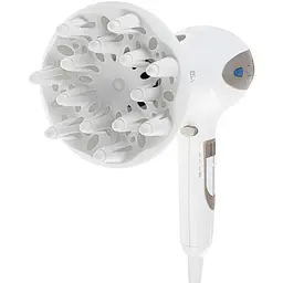 Фен Adler AD 2248 white champagne 2200Вт/ 2 швидкості/ хол.обдув/ темп.режимів-3/ іонізація/ дифузор - мініатюра 7