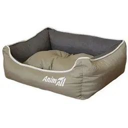 Лежак AnimAll Nena M для собак оливковий 55×43×17 см