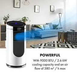 Кондиціонер мобільний Klarstein Metrobreeze Miami 9000BTU (10034678) - мініатюра 3