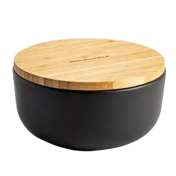 Миска з кришкою KitchenAid Matte Oven-to-table, з чорного керамограніту, 15 см, 1 л (CC004972-001) - мініатюра 1
