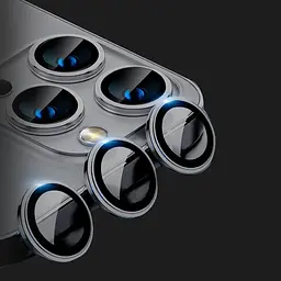 Захисне скло на камеру iLera FocusPro Lens для Apple iPhone 15 Pro/15 Pro Max Black Titanium (iLFPGR10) [95072] - мініатюра 3