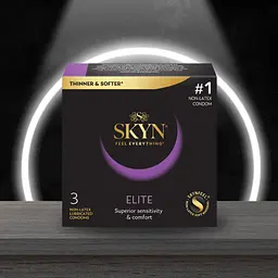 Презервативи Skyn Elite 3 шт. ультратонкі, без латексу, максимально природні