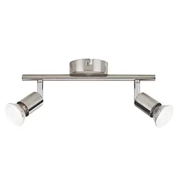Cвітильник Philips Limbali bar/tube nickel 2x50W 230V стельовий/настінний акцентного освітлення (915005221701) - мініатюра 3