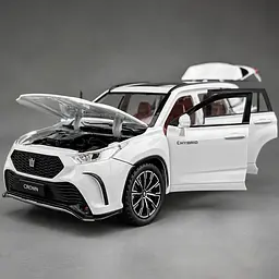 Колекційна металева модель автомобіля АвтоЕксперт Toyota Crown Kluger з інерцією, світлом та звуком 1:24 - мініатюра 2