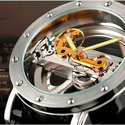 Чоловічий годинник Forsining Air Silver - мініатюра 5