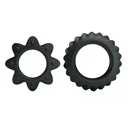 Ерекційні кільця Ring Flowering чорні - мініатюра 2