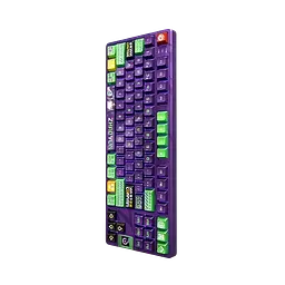 Клавіатура VALKYRIE VK87 ZHAO YUN Violet Green - мініатюра 2