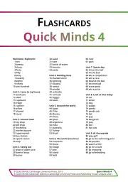 Quick Minds 4. Flashcards (for Ukraine, НУШ) - Герберт Пухта - мініатюра 2