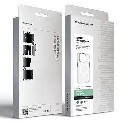 Чохол ArmorStandart Unit MagSafe для Apple iPhone 15 Pro Matte Clear Silver - мініатюра 6