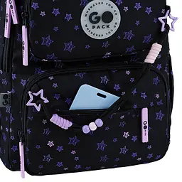 Рюкзак GoPack Education 120M-1 Stars Чорно-фіолетовий (GO26-120M-1) - мініатюра 9